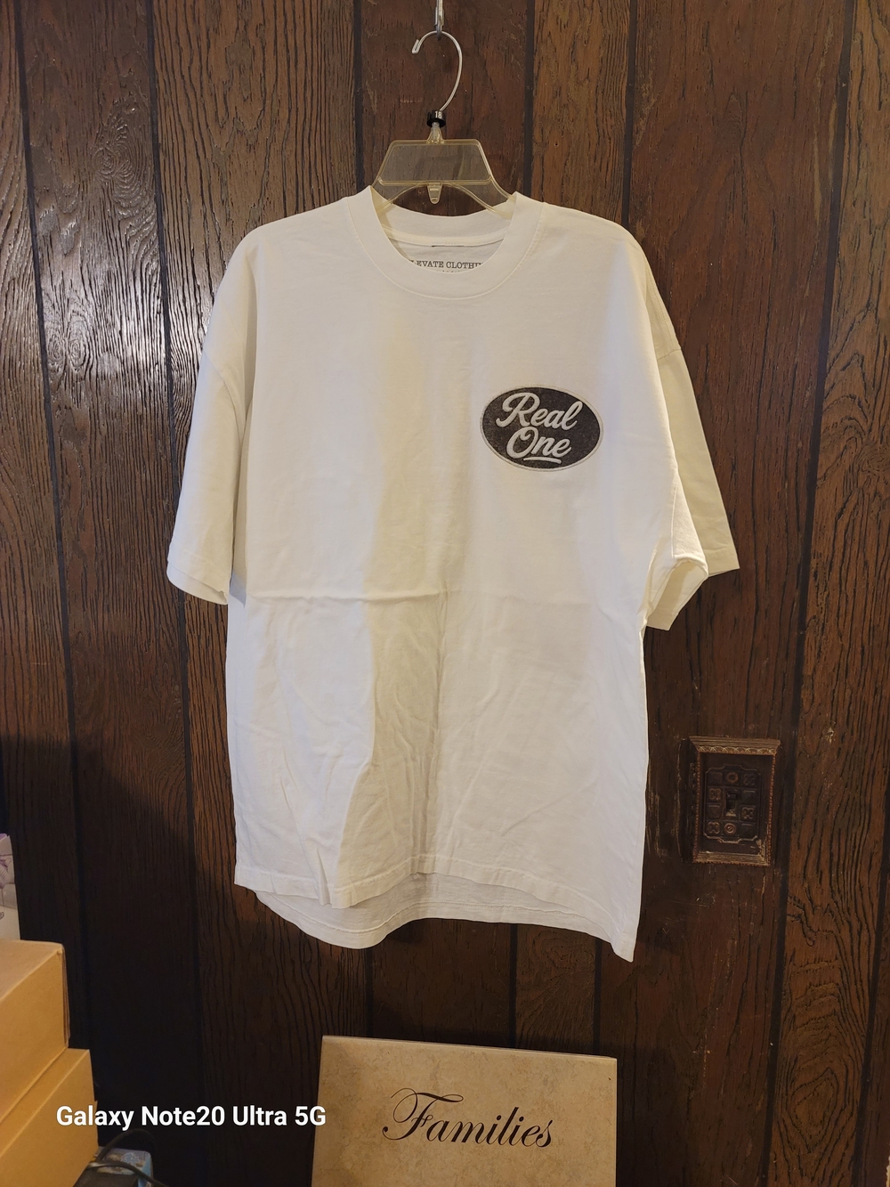 Real One Graphic Short Sleeve Tee in White